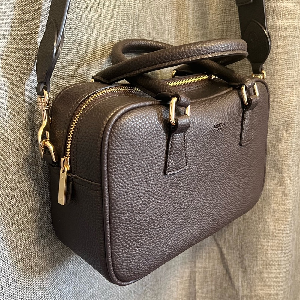 Angela Roi Barton Duffle Tote in Dark Brown